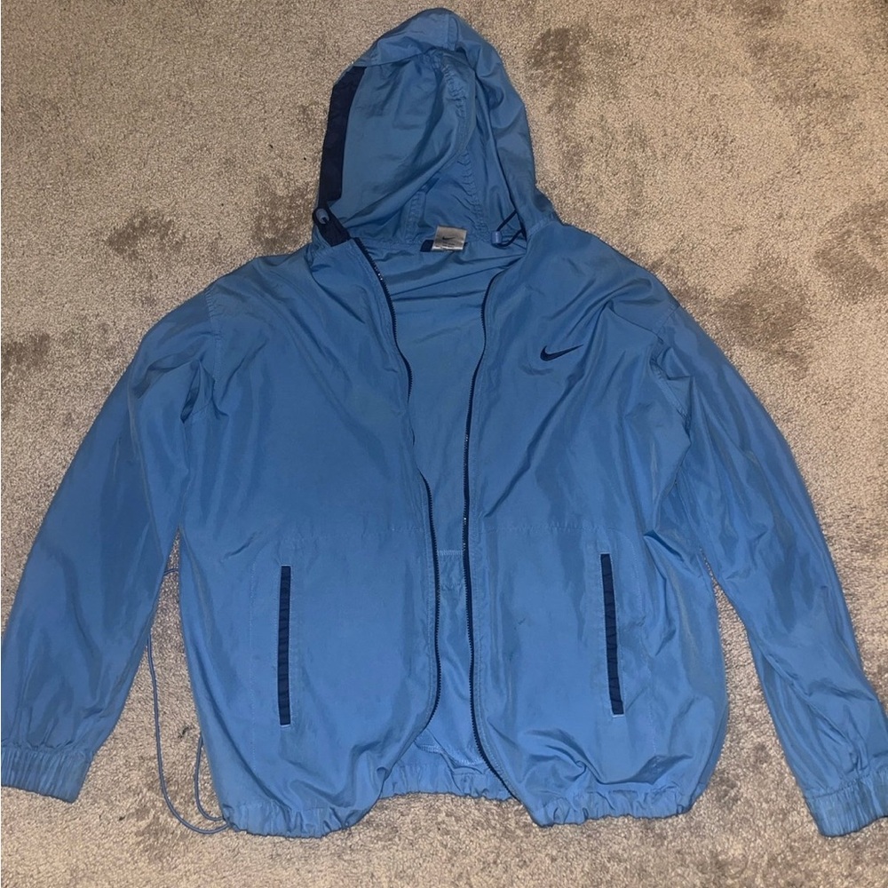 Vintage Nike Light Blue Windbreaker